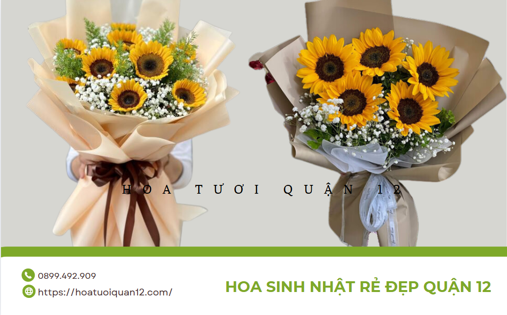 b&oacute; hoa hướng dương tăng sinh nhật đẹp