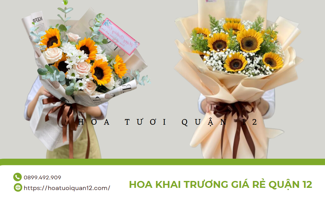 B&oacute; hoa hướng dương khai trướng gi&aacute; rẻ
