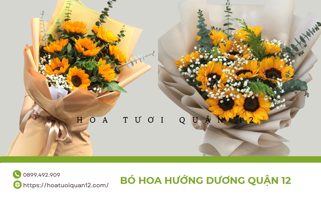 B&oacute; hoa hướng dương tặng sinh nhật
