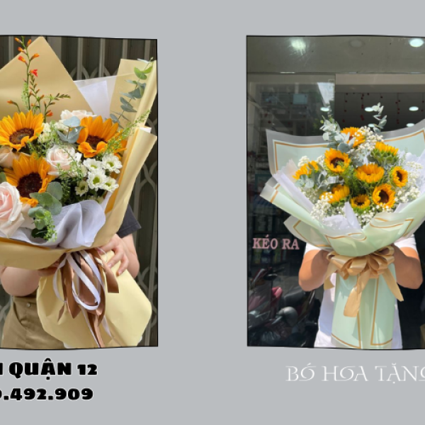 Mua bó hoa tặng 20/11 quận 12 ở đâu đẹp và đúng mẫu?