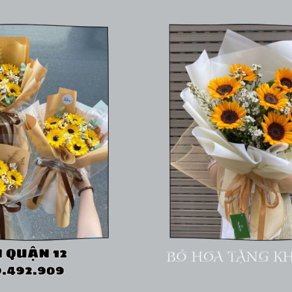Mua bó hoa tặng khai giảng quận 12 mở đầu năm học ý nghĩa