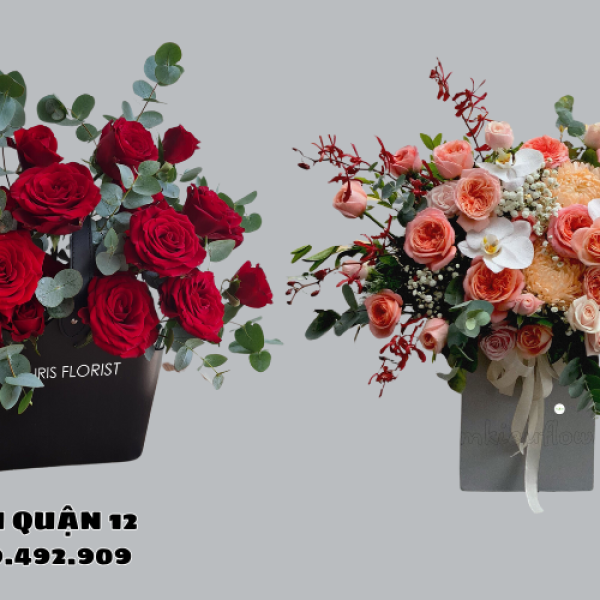 Giỏ hoa Valentine 14/2 món quà khiến trái tim rung động