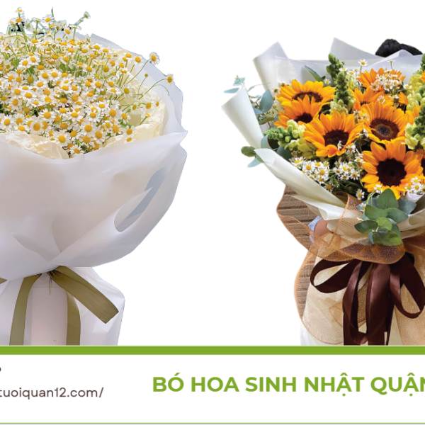 Mua bó hoa sinh nhật quận 12 giúp ngày vui thêm rực rỡ