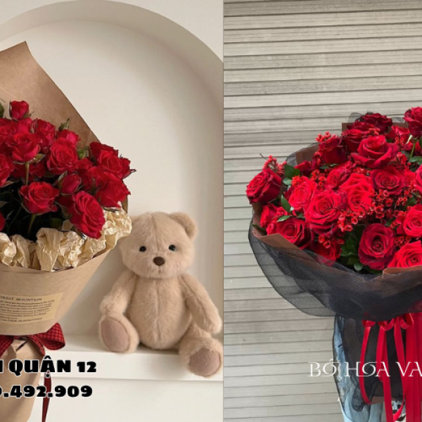 Hoa Valentine 14/2 rực rỡ cho ngày lễ tình yêu thêm trọn vẹn