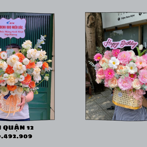 Hoa sinh nhật quận 12 – Tặng bạn bè, người thân